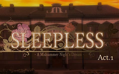 sleepless a midsummer nights dream the animation|Sleepless: A Midsummer Nights Dream